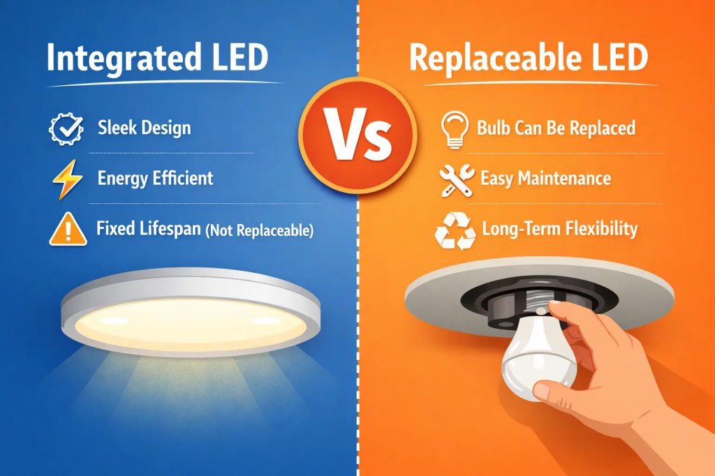 Replaceable LED vs Integrated LED: Why Smart Buyers Are Choosing&nbsp;Flexibility